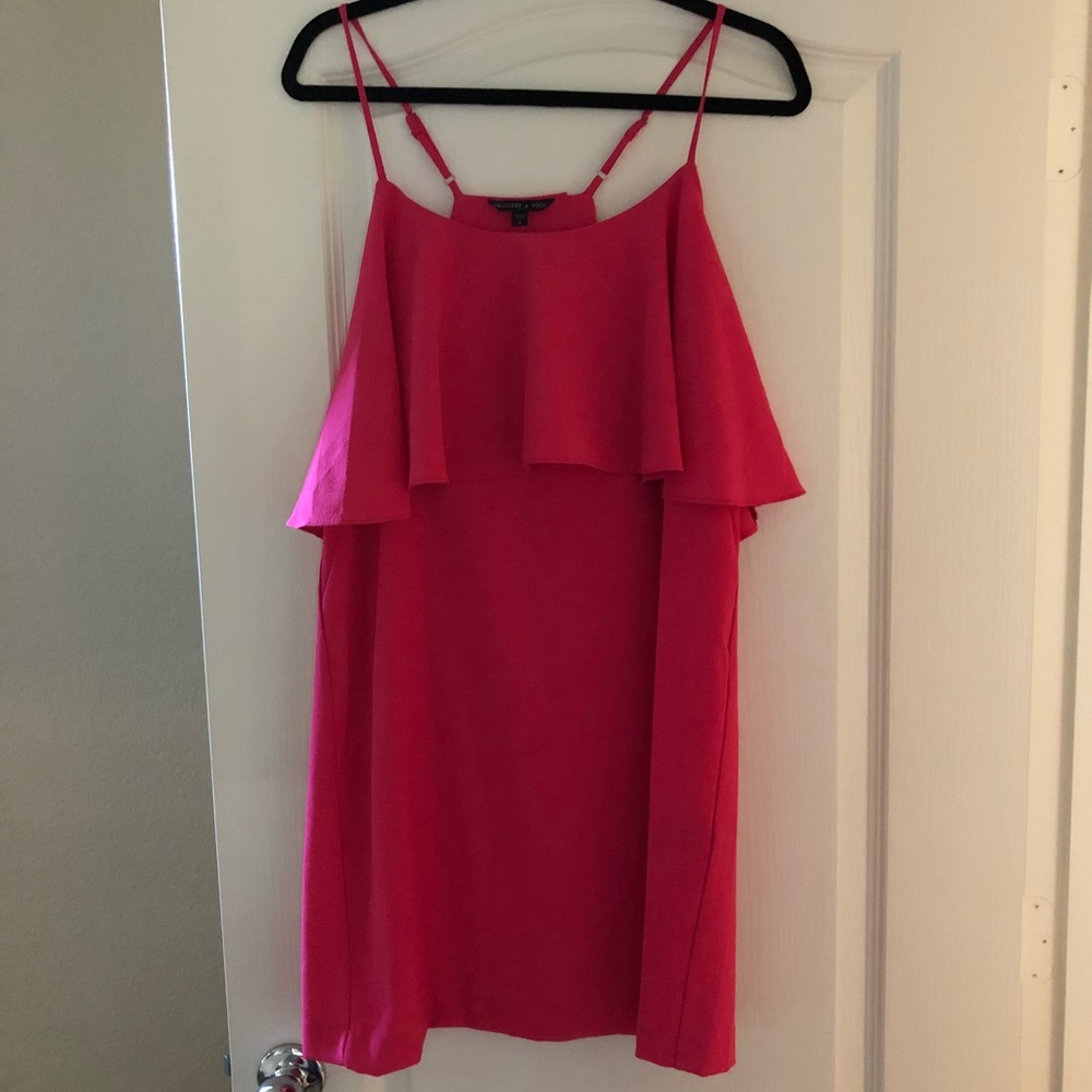 Felicity and Coco Pink ruffle dress